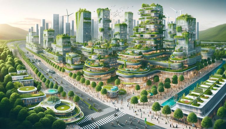 Day 22 - Harmony of Green: A Sustainable Cityscape