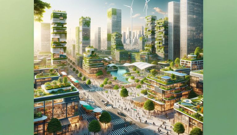 Day 22 - Harmony of Green: A Sustainable Cityscape