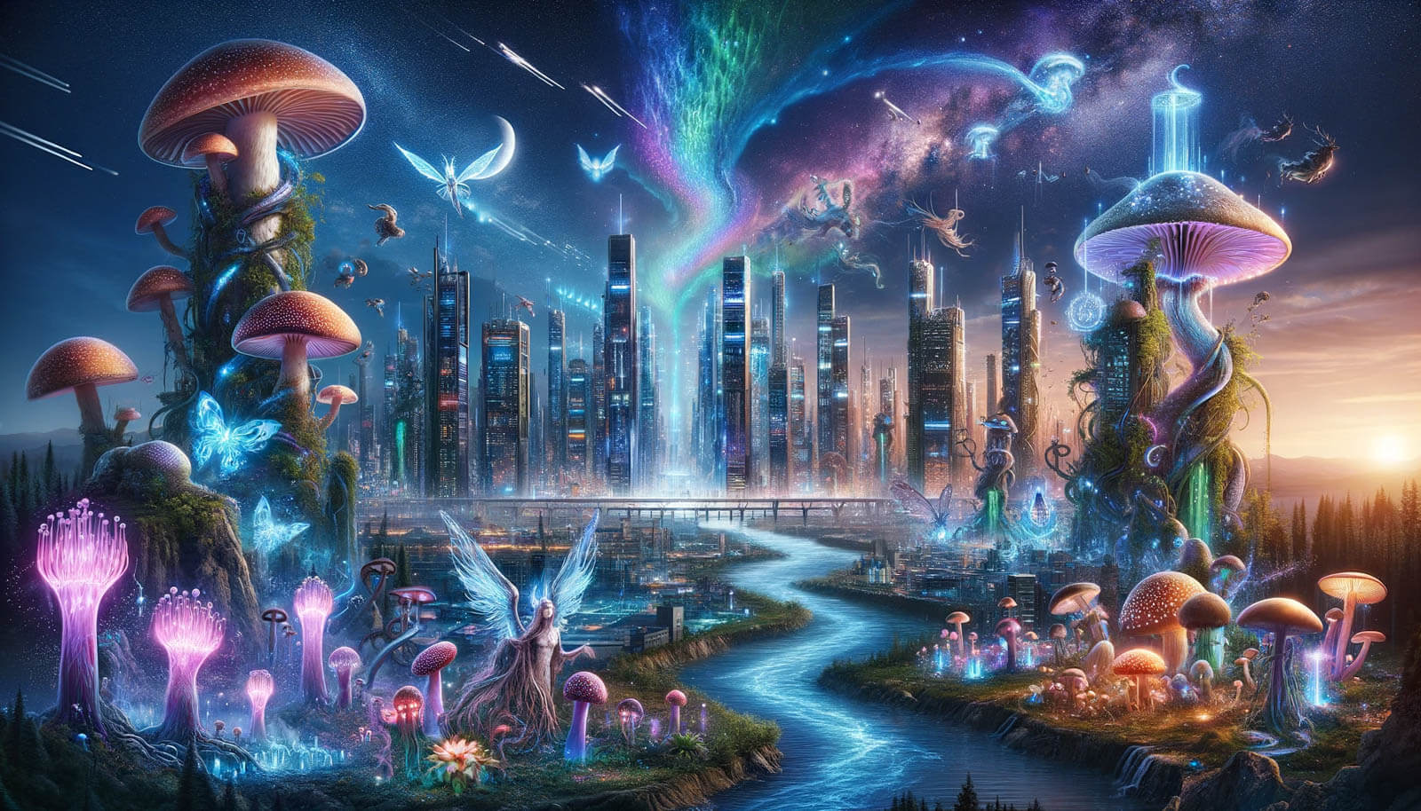 Day 23 - Fusion of Realms: City Meets Fantasy