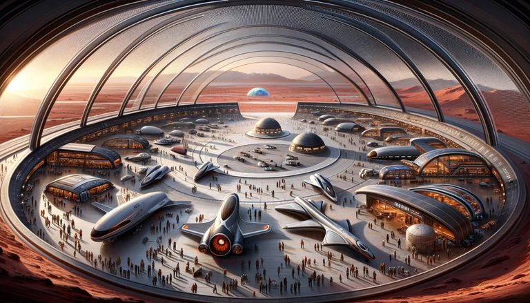 Day 26 - Mars Spaceport: Gateway to the Stars