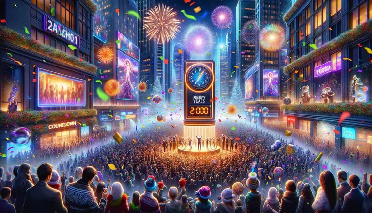 Day 27 - Celebration at Midnight: New Year's Eve in the City