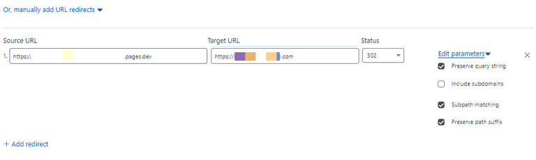Create a Bulk Redirect List
