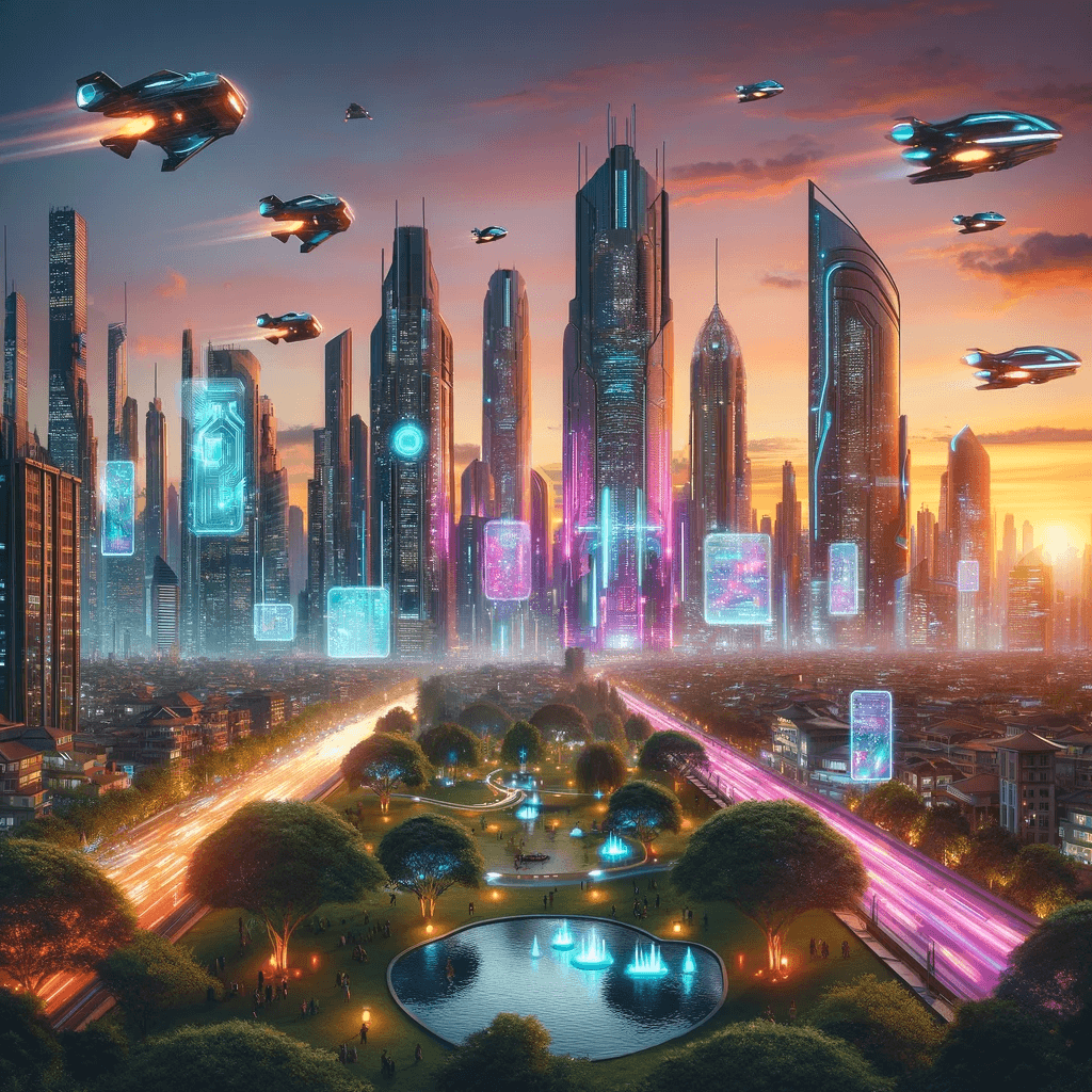 Day 2 - Dusk in Neon Metropolis