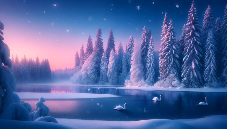 Day 4 - Twilight Serenity in the Winter Forest