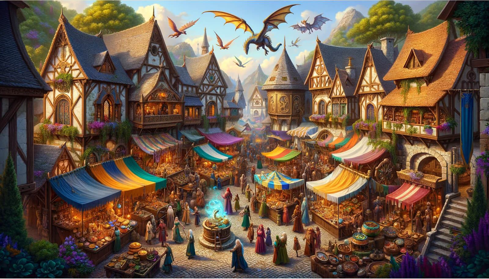 Day 5 - The Enchanted Market of Mystical Realms