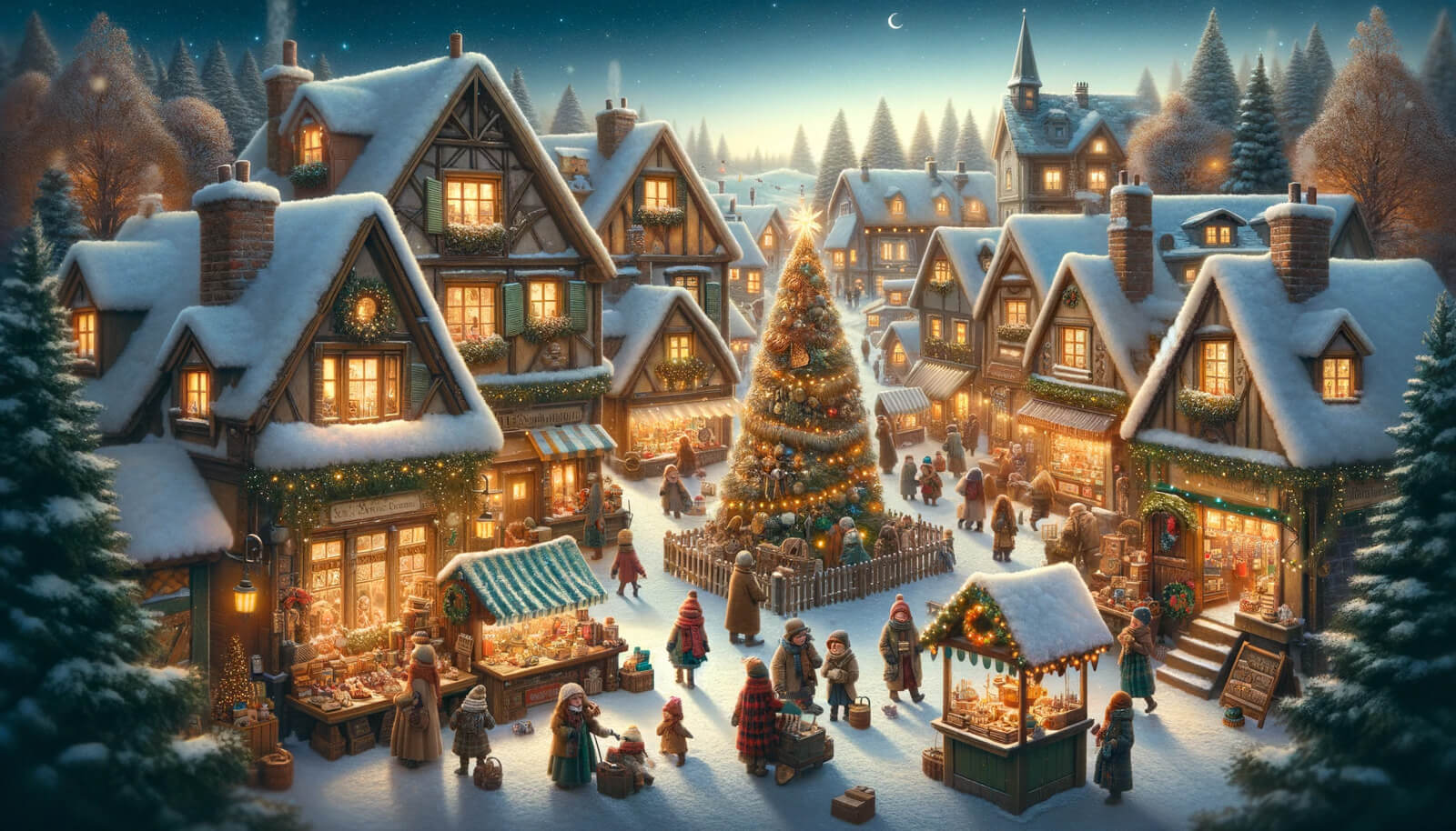 Day 7 - Winter's Glow: A Festive Village Celebration