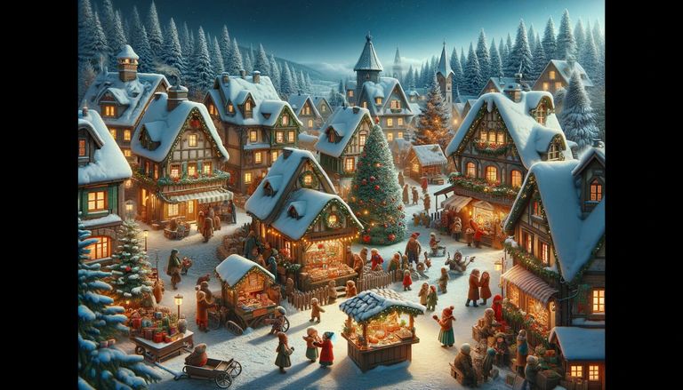 Day 7 - Winter's Glow: A Festive Village Celebration