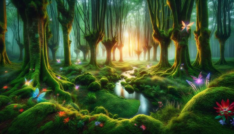 Day 8 - Dawn in the Enchanted Forest