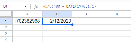 A Quick Guide to Converting UNIX Timestamps to Dates in Google Sheets